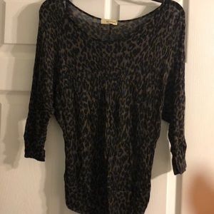 Leopard print blouse